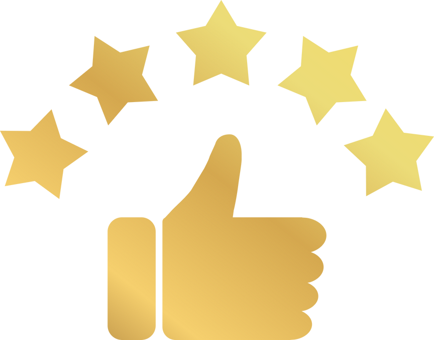 Gold Satisfaction Guaranteed Icon
